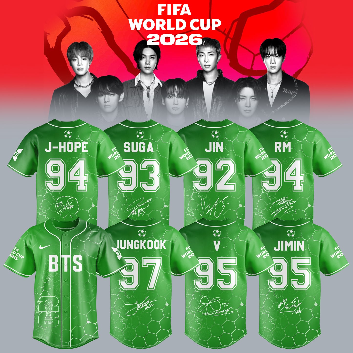 . HexaPitch 26 — Pitch Green Jersey Edition