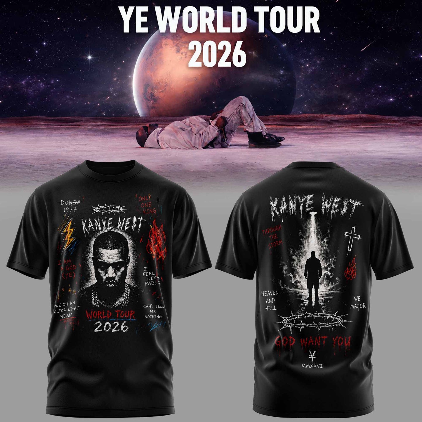 Bully Live Concert Tour 2026 Premium 3D T-Shirt – Classic Edition