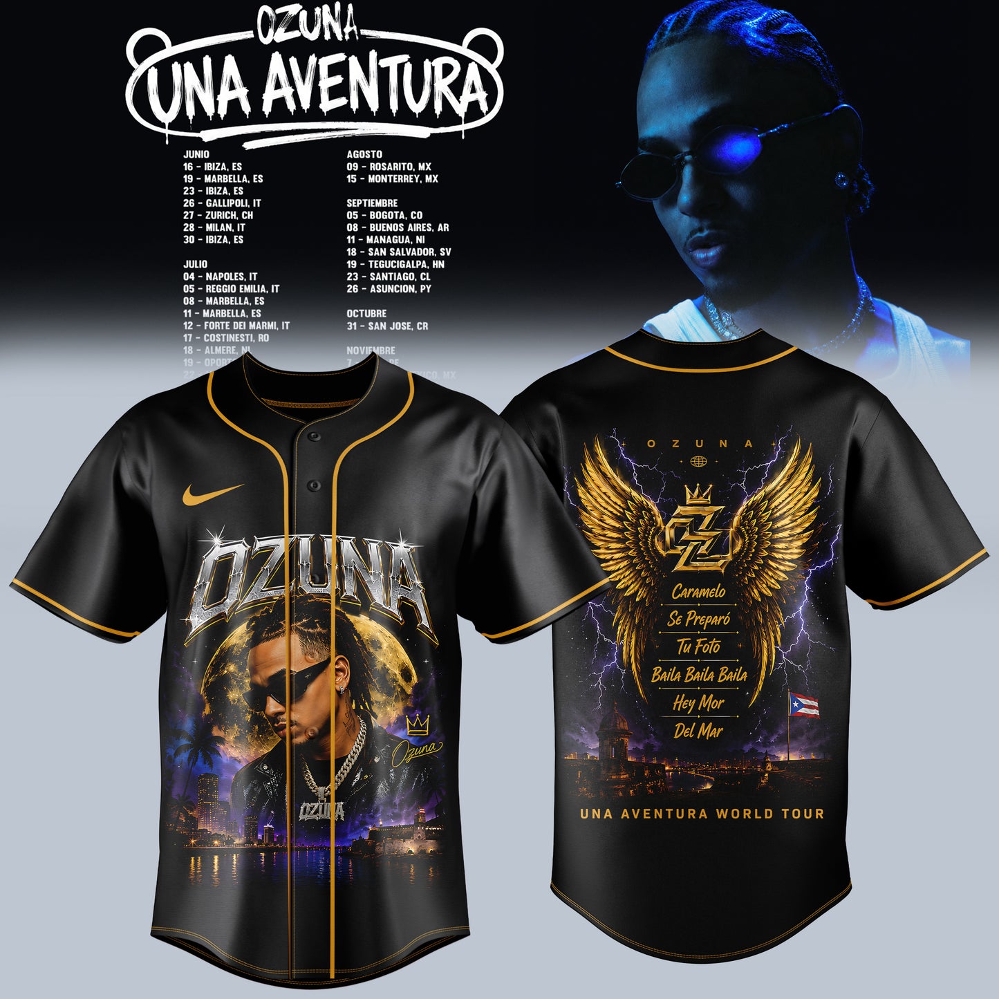 _OZUNA – UNA AVENTURA WORLD TOUR COLLECTION JERSEY