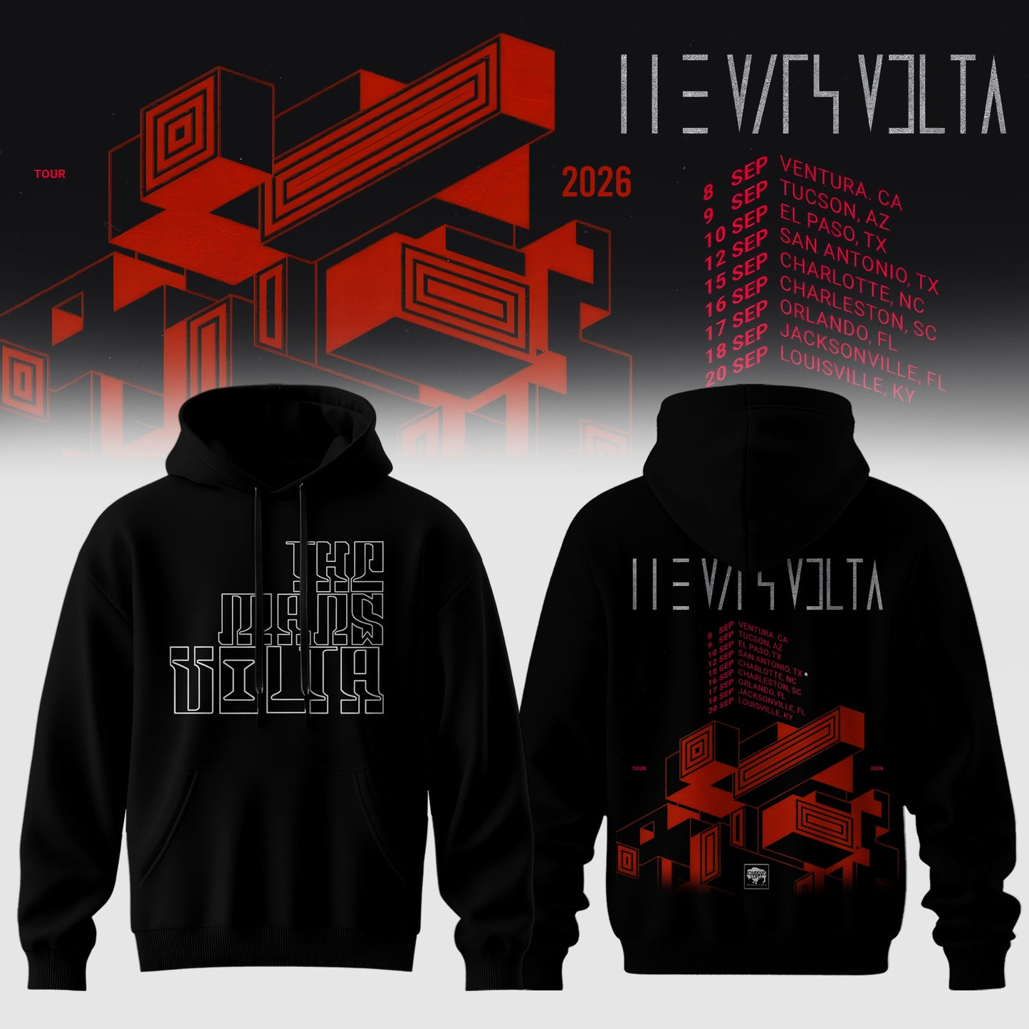 The Mars Volta 2026 Tour merch