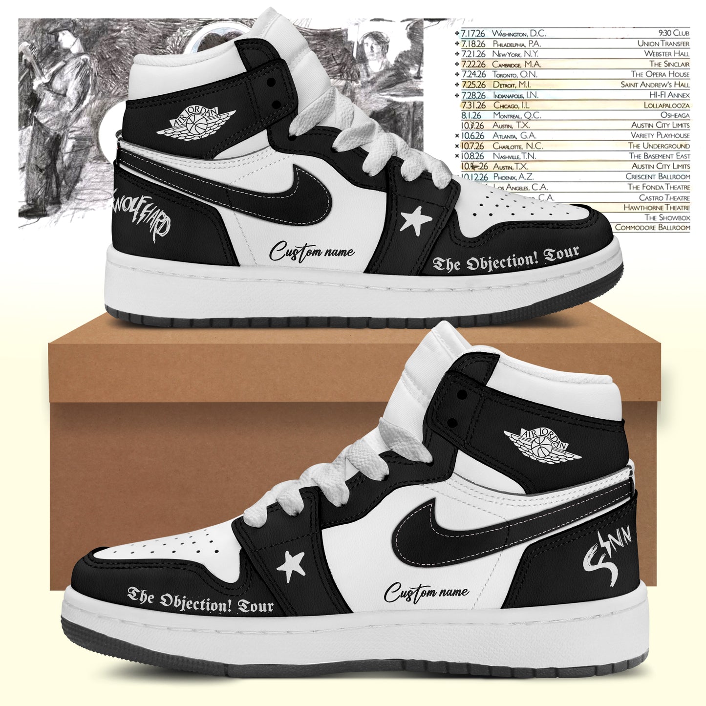 _Finn Wolfhard – The Common Side Effects Tour Sneaker