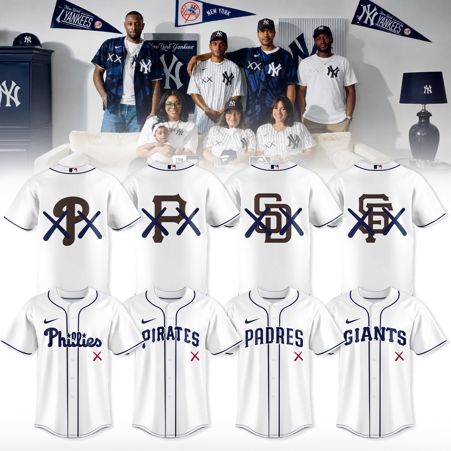 .Baseball x KAWS 2026 Jersey