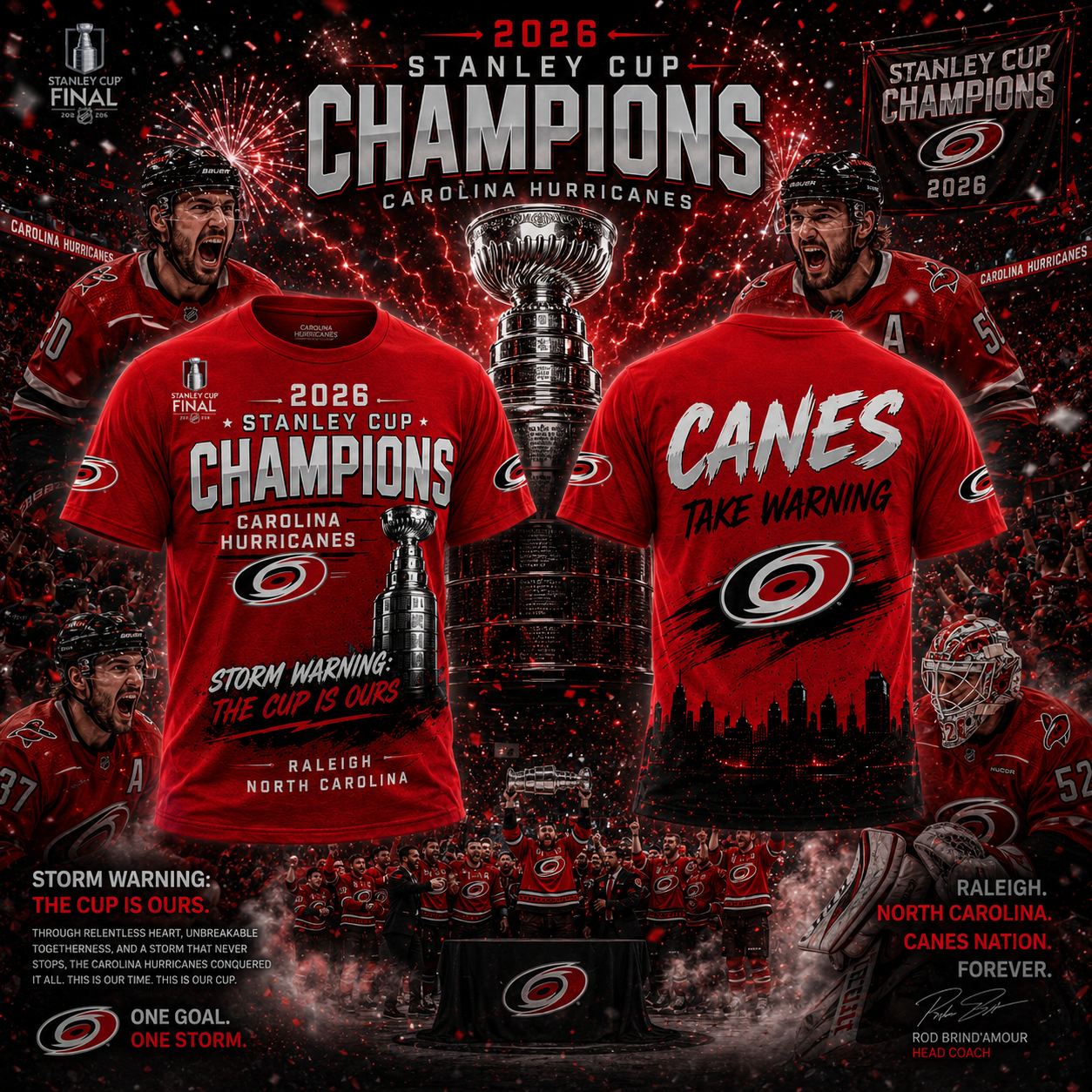 _C Hurricanes 2026 Stanley Cup Champions Shirt