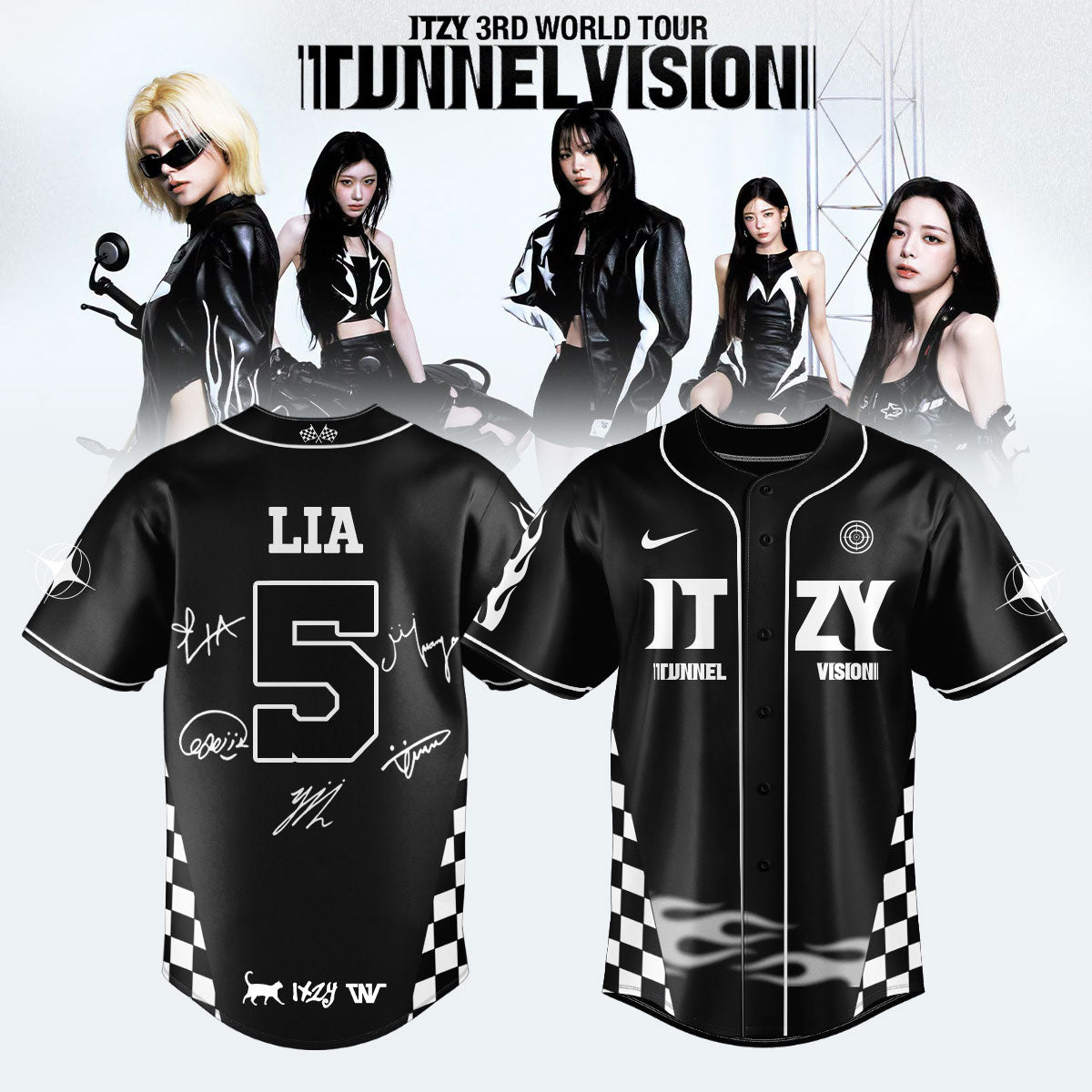 _,ITZY “Tunnel Vision” World Tour 2026 Limited Edition Signature – Jersey