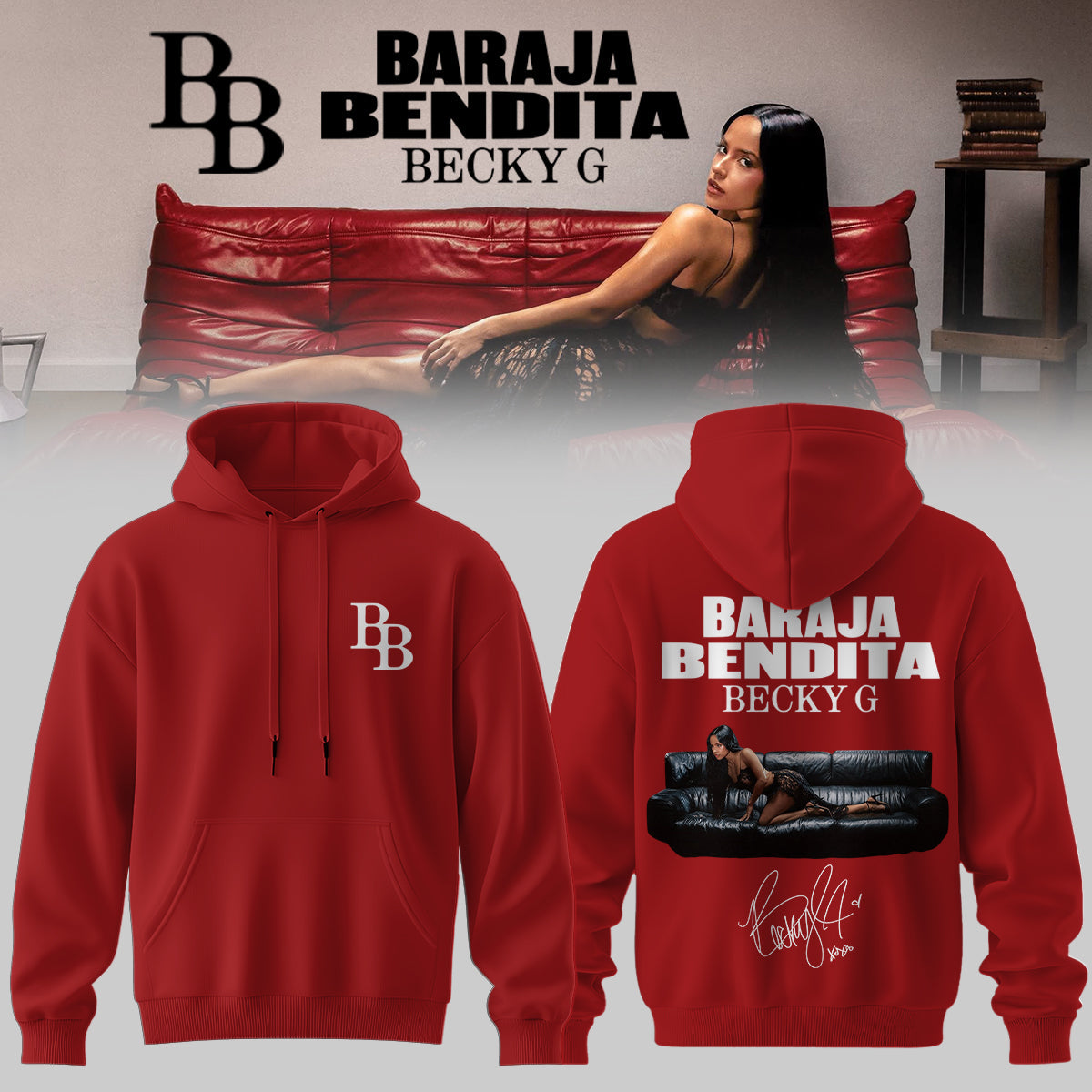 ,Becky G – Baraja Bendita Signature Limited Edition Hoodie