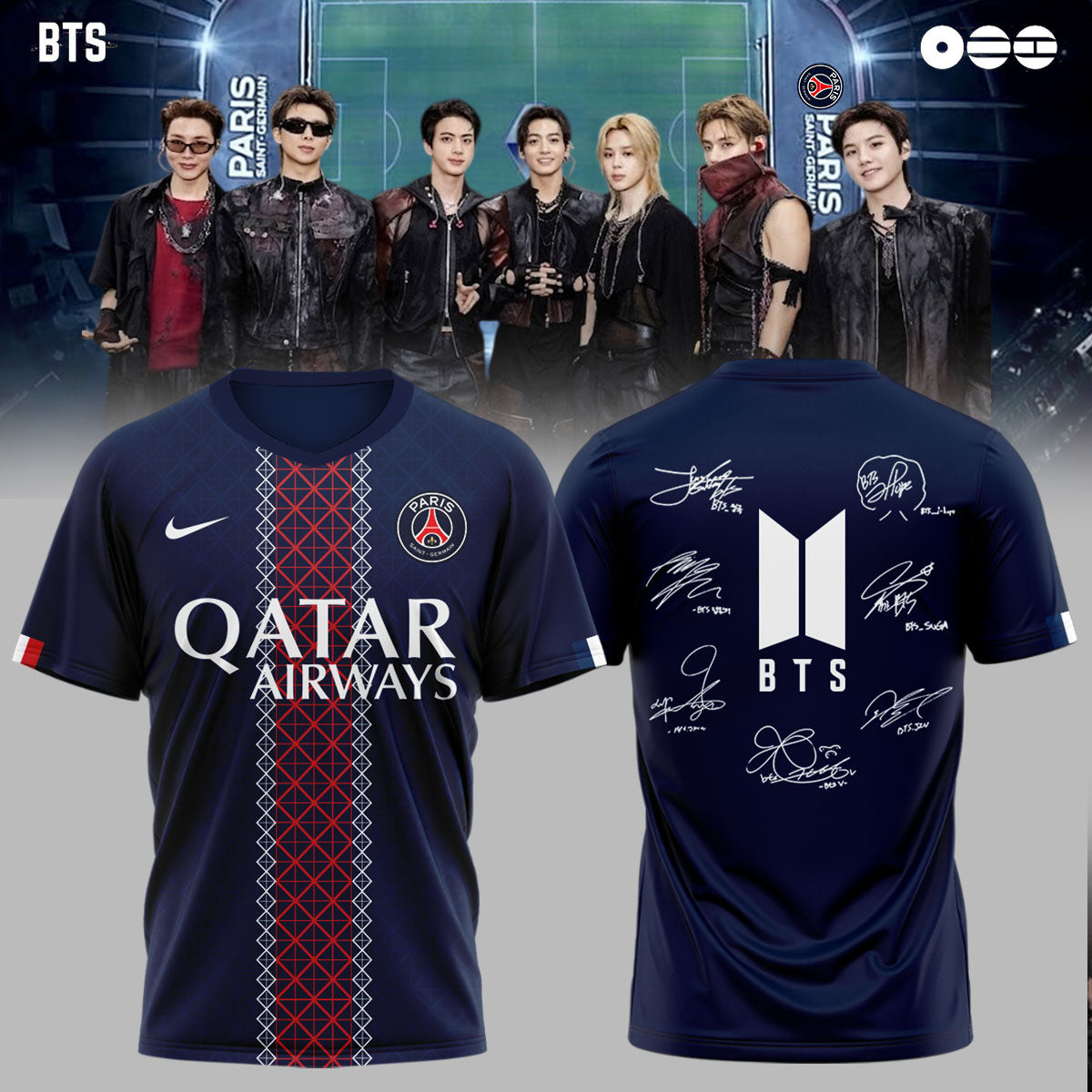 ,BTS x Paris Saint-Germain Jersey