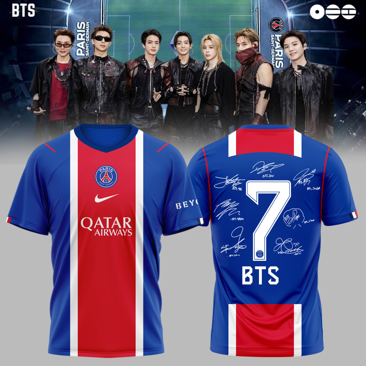 ,BTS x Paris Saint-Germain Jersey