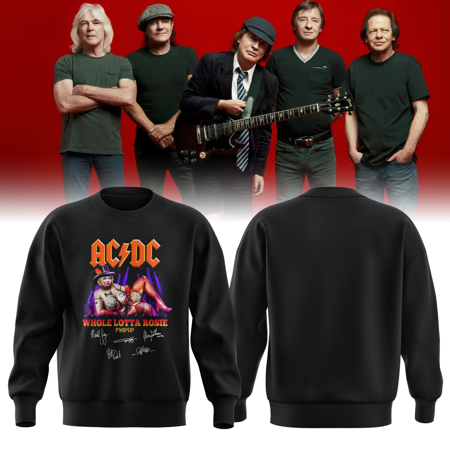 ,AC/DC ” Power Up Tour ” 2026 – Sweatshirt