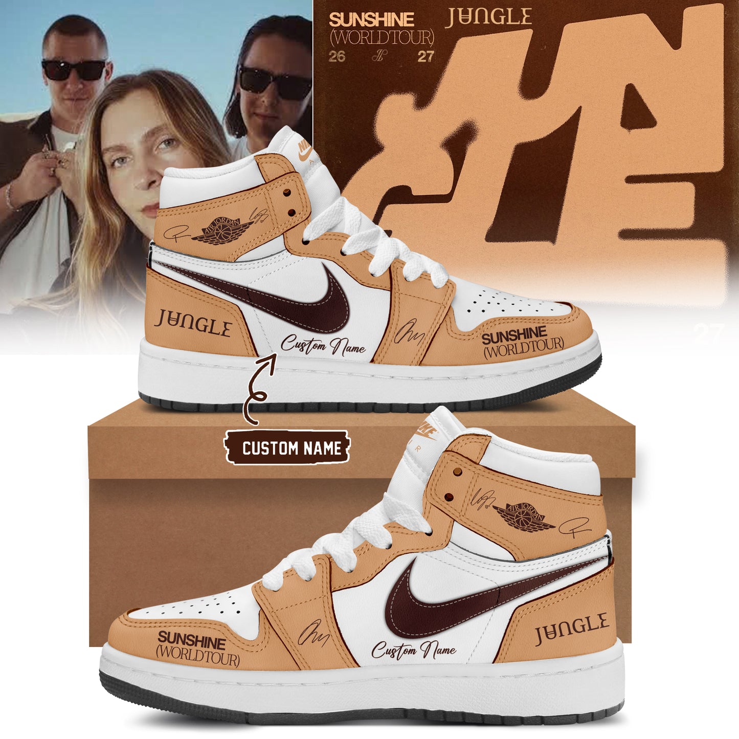 ,,Jungle – Sunshine World Tour 2026/27 Limited Edition Signature – Shoes 8