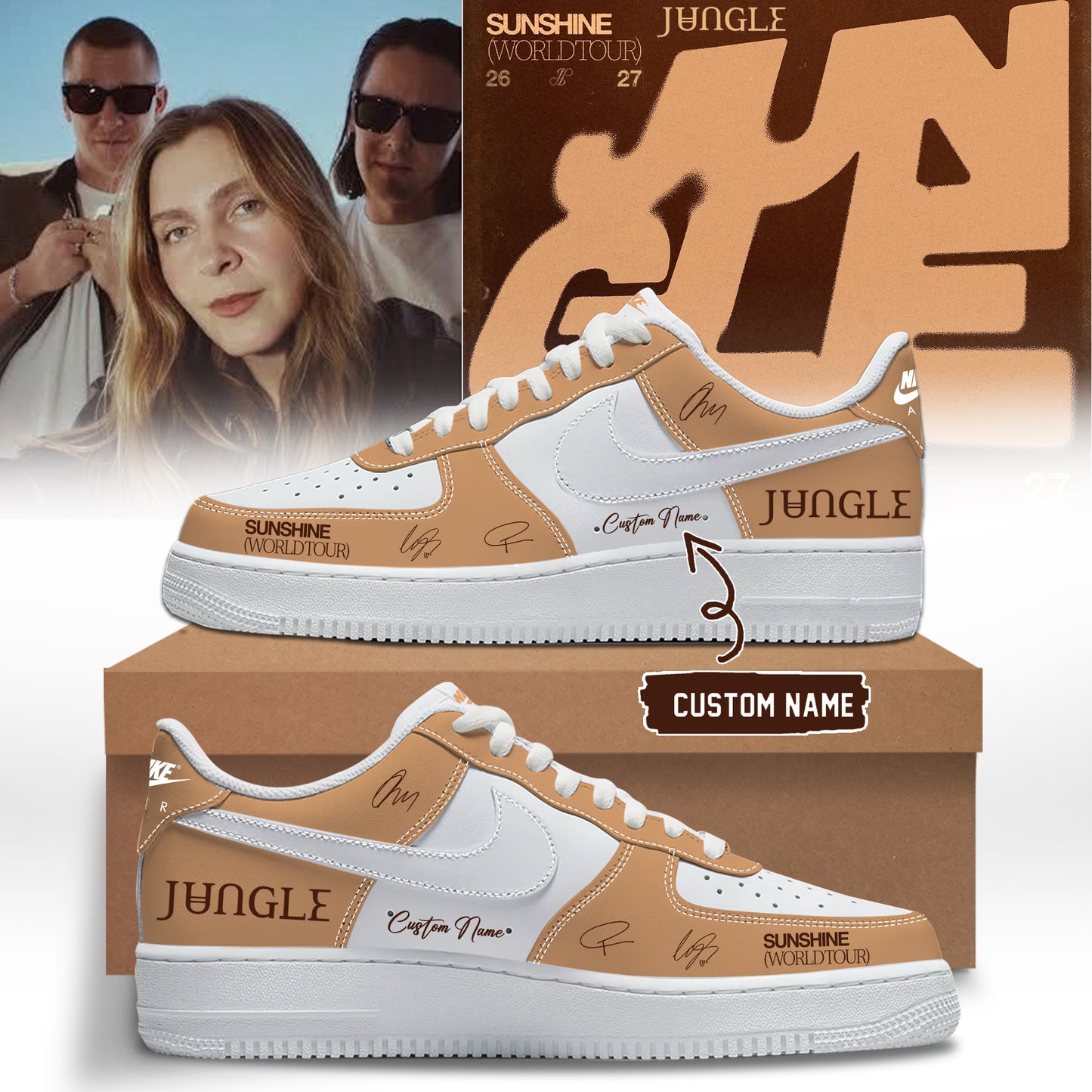 ,.Jungle – Sunshine World Tour 2026/27 Limited Edition Signature – Shoes 11