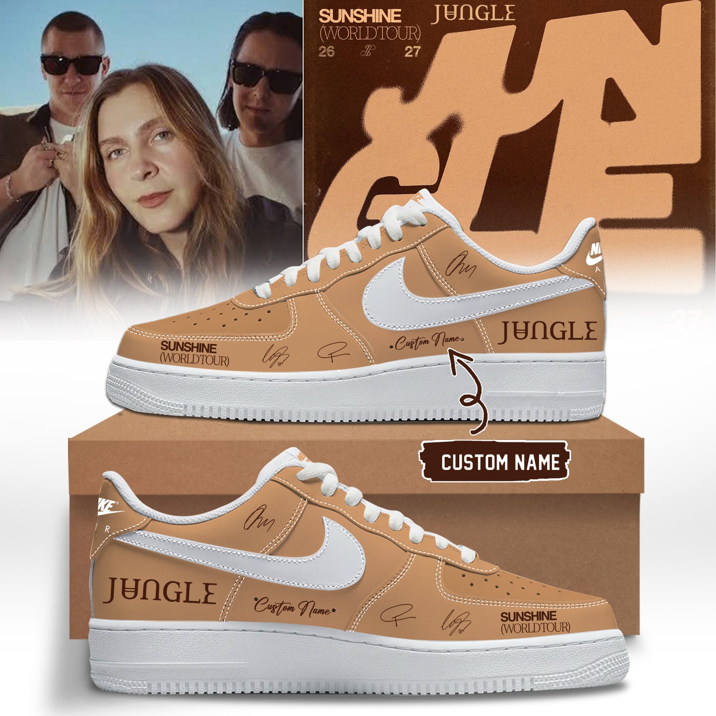 ,,Jungle – Sunshine World Tour 2026/27 Limited Edition Signature – Shoes 9
