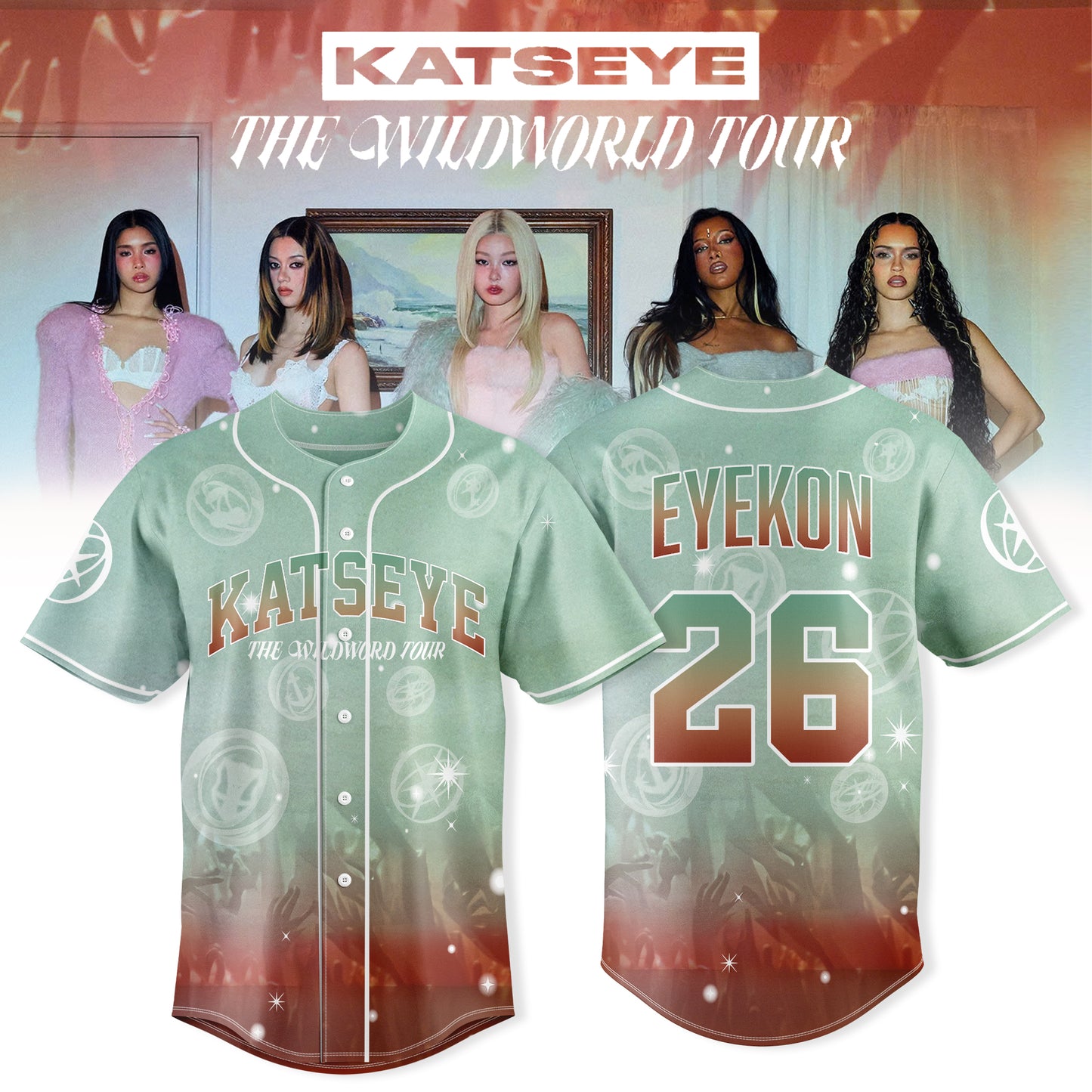 _KATSEYE: THE WILDWORD TOUR Exclusive Baseball Jersey