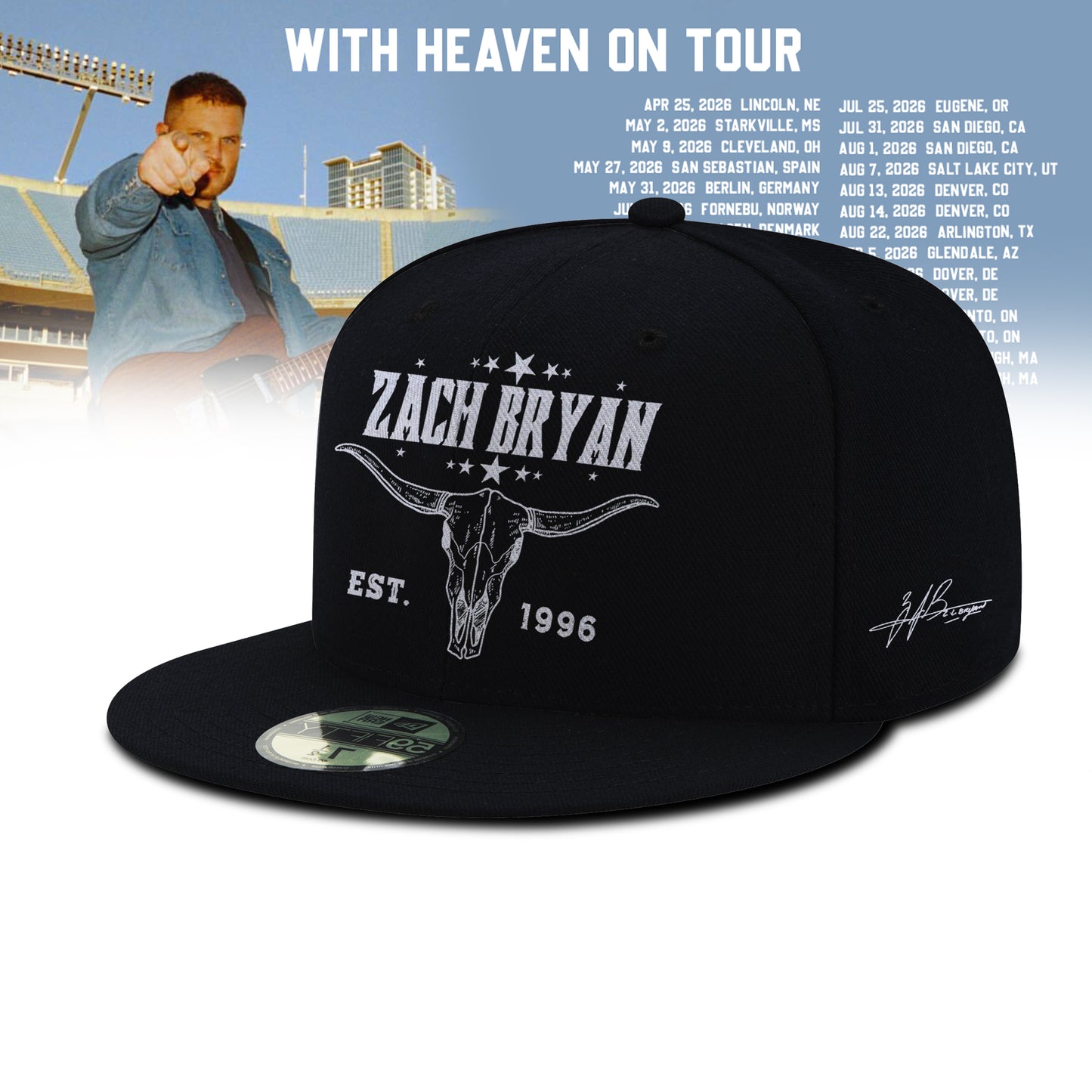 ZACH BRYAN 2026 TOUR HAT – LIMITED DROP 🔥