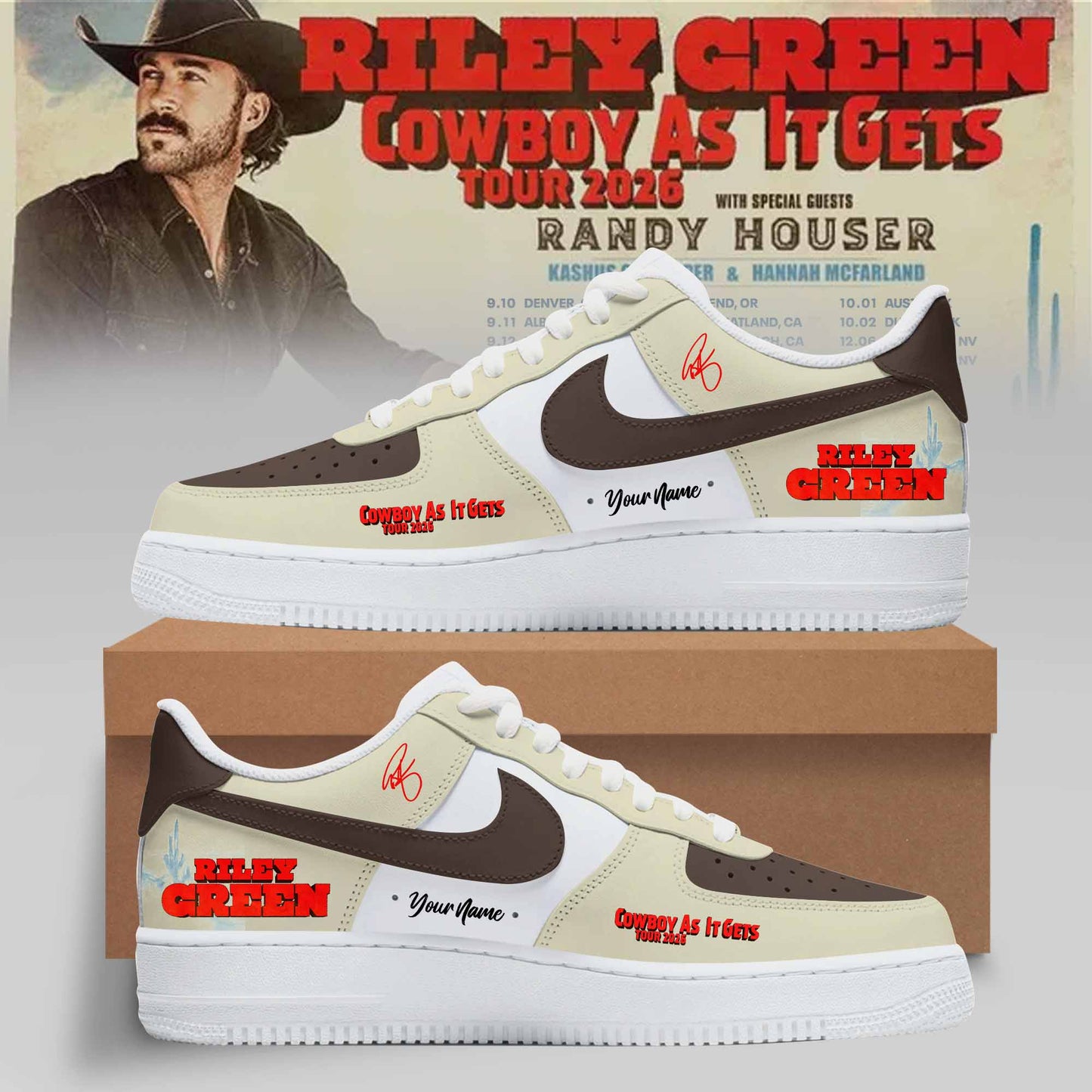 RILEY GREEN – COWBOY AS IT GETS COLLECTION SHOES