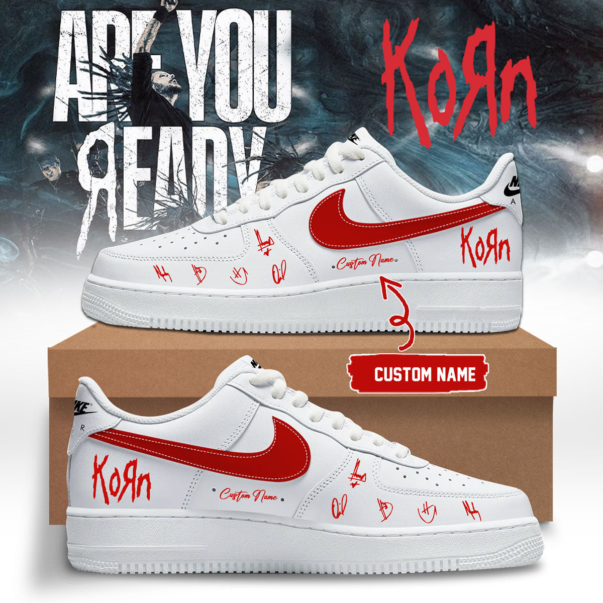 KORN “ARE YOU READY “ Limited Edition Signature – Shoes