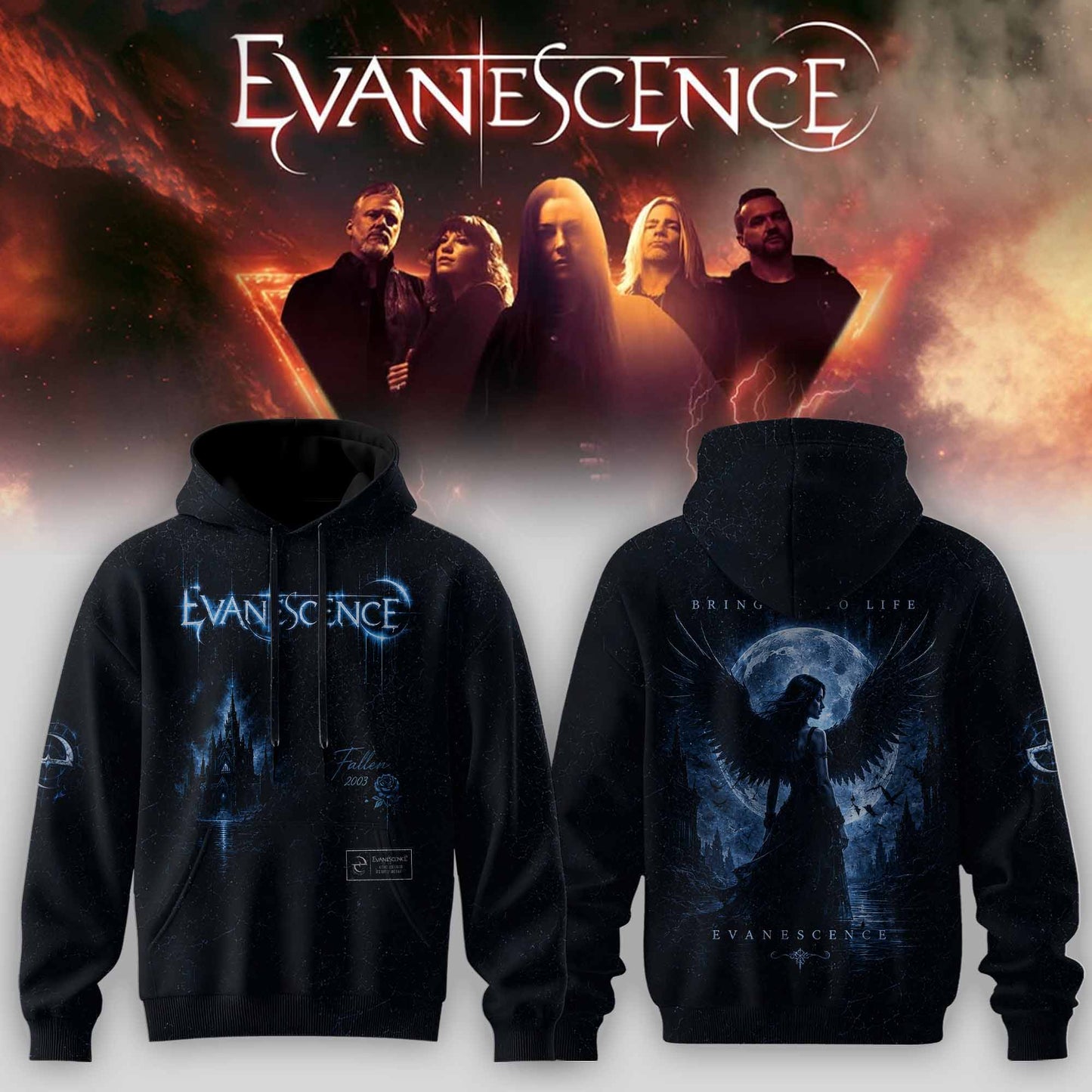 EVANESCENCE AUSTRALIA TOUR COLLECTION 2026 HOODIE