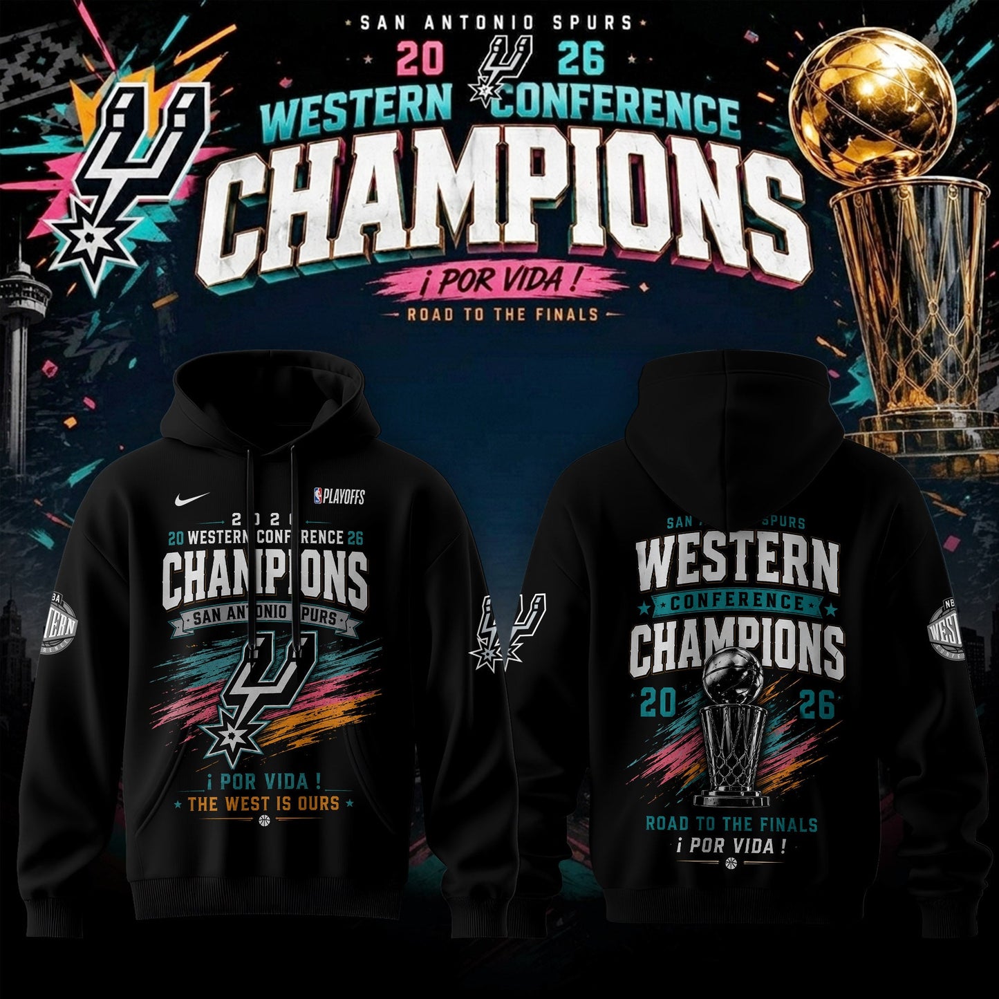 _ 2026 Western Conference Champions Hoodie