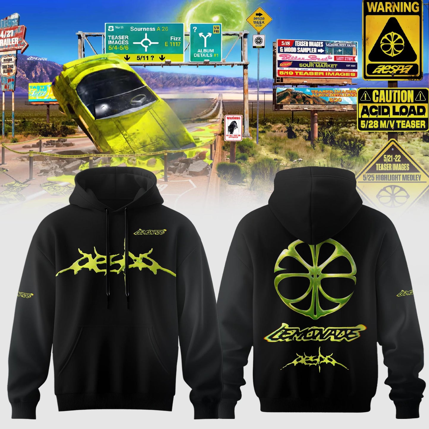 .aespa The 2nd Album 〖LEMONADE〗Limited Hoodie