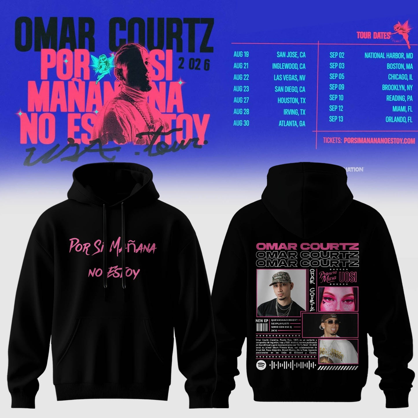 Midnight Vibe Graphic Street Hoodie Edition