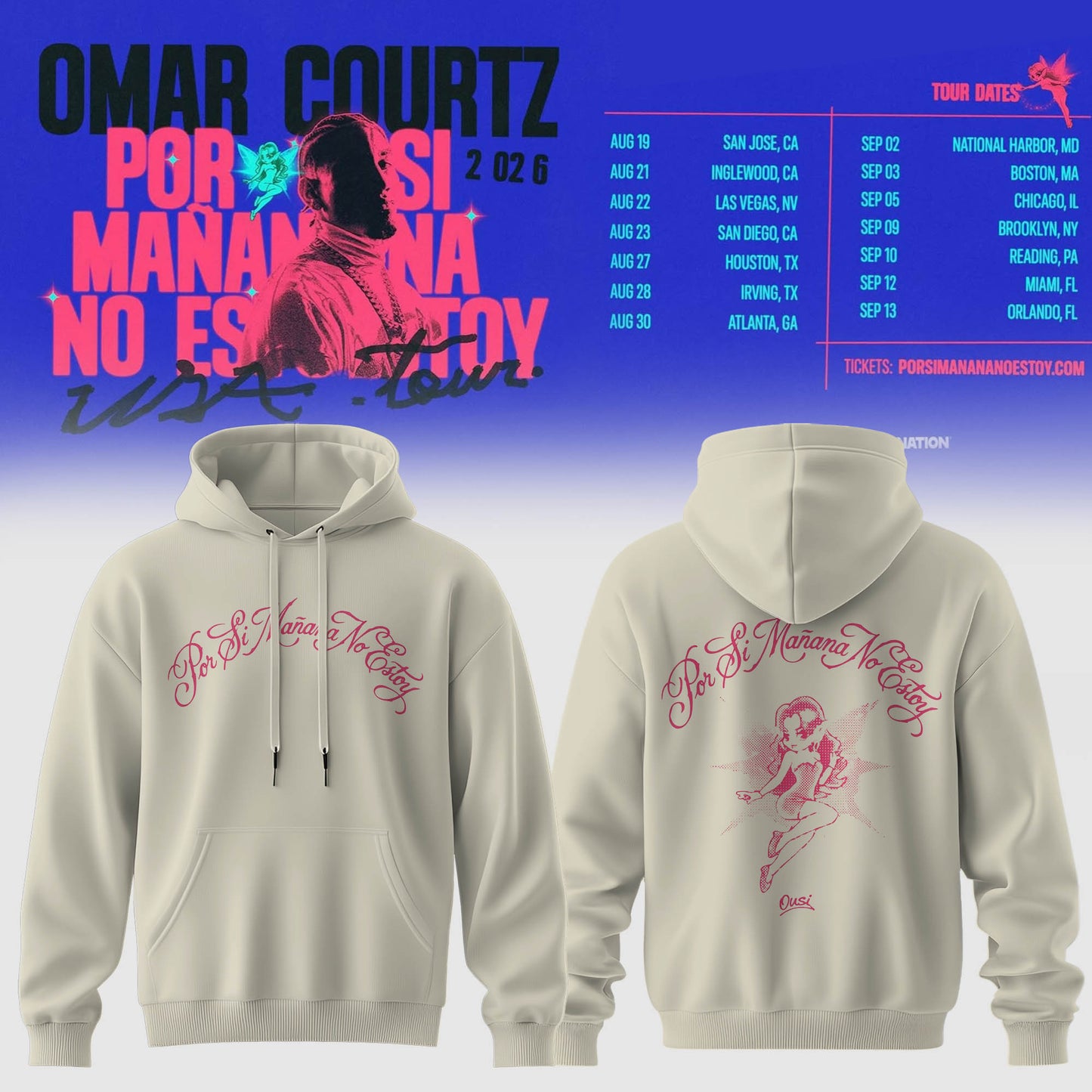 Retro Angel Script Statement Hoodie Edition