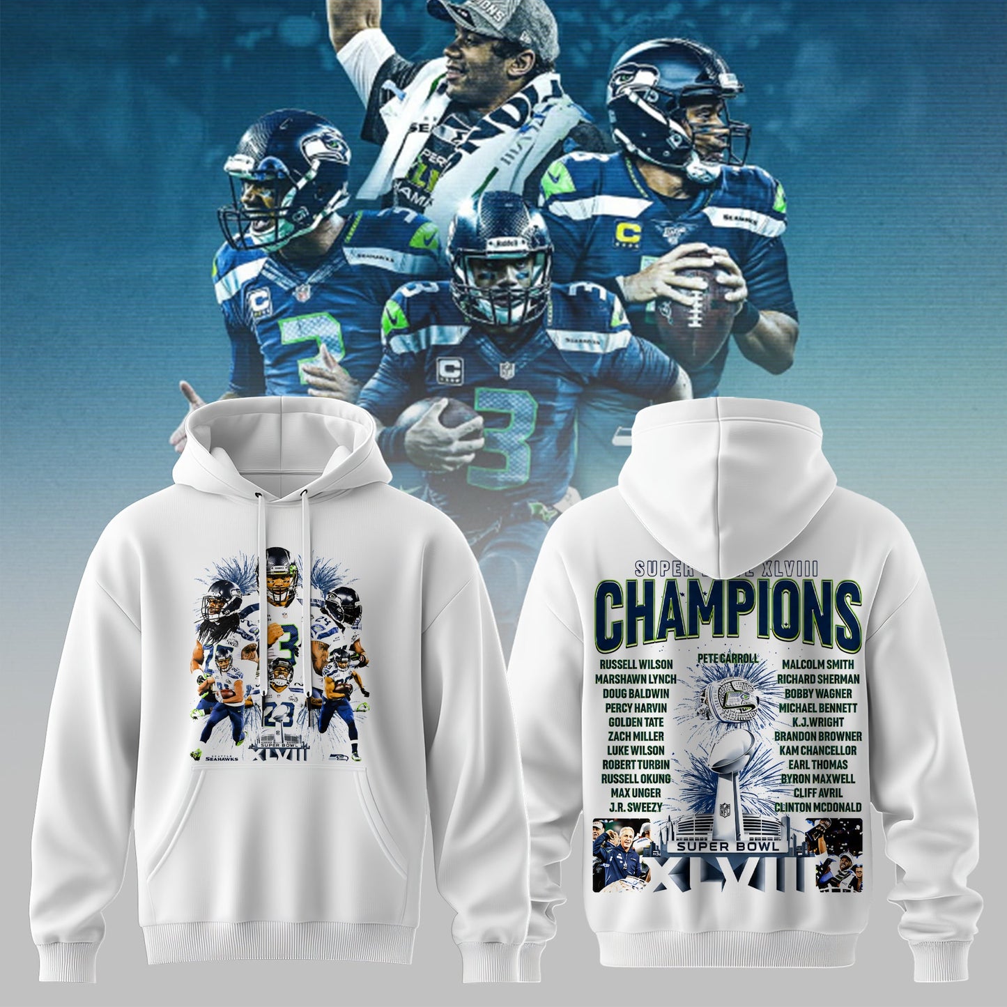 Russell Wilson Hoodie