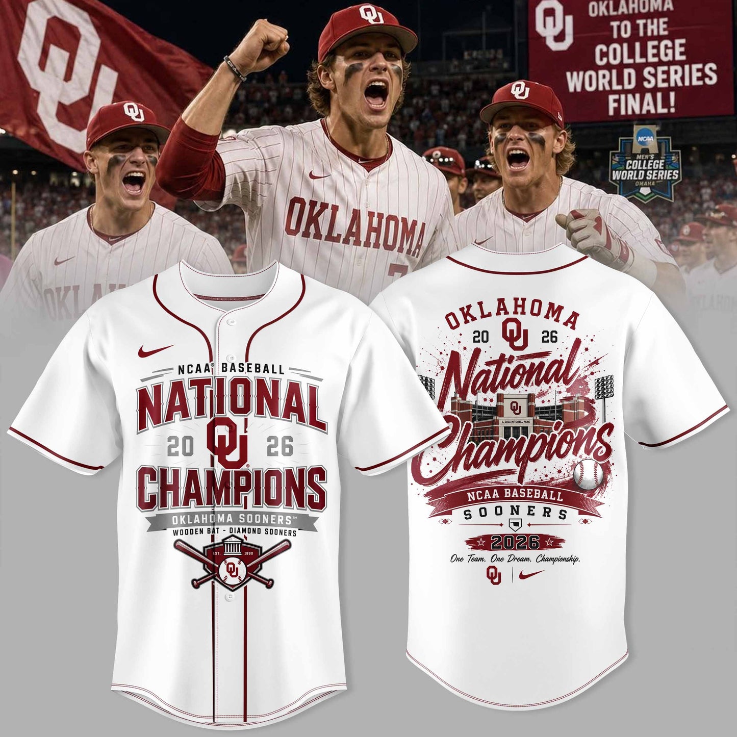 Oklahoma Sooners Baseball 2026 National Champions