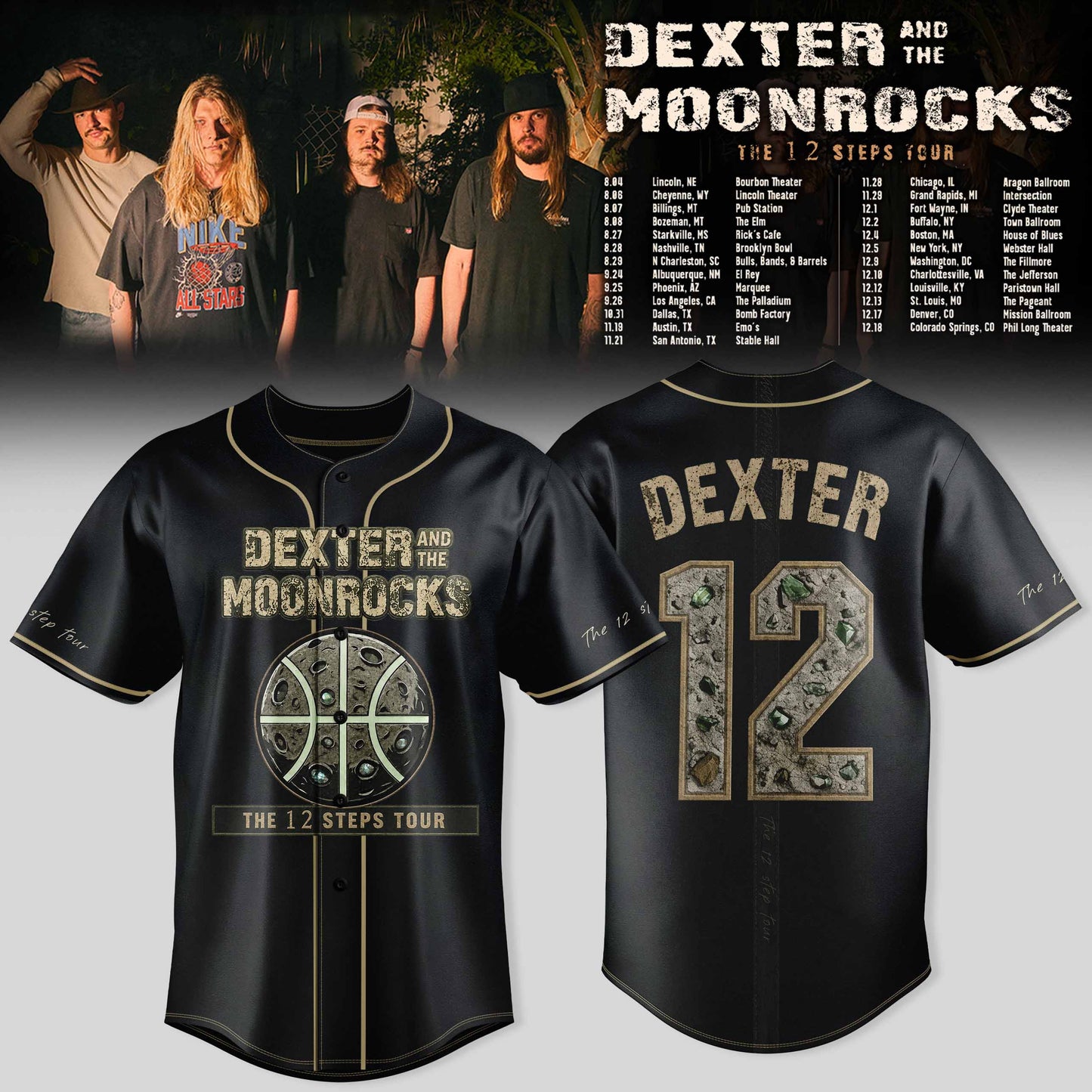 _ DEXTER & THE MOONROCK – THE 12 STEP TOUR 2026 Jersey