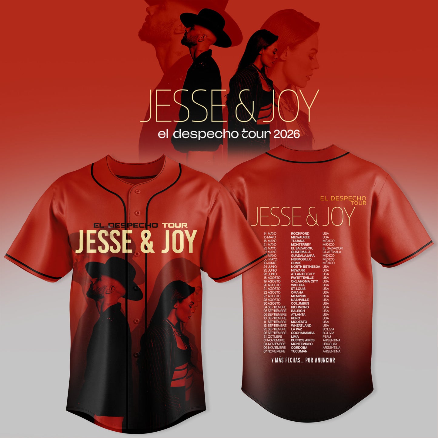_Jesse & Joy – “El Despecho Tour 2026” Jersey