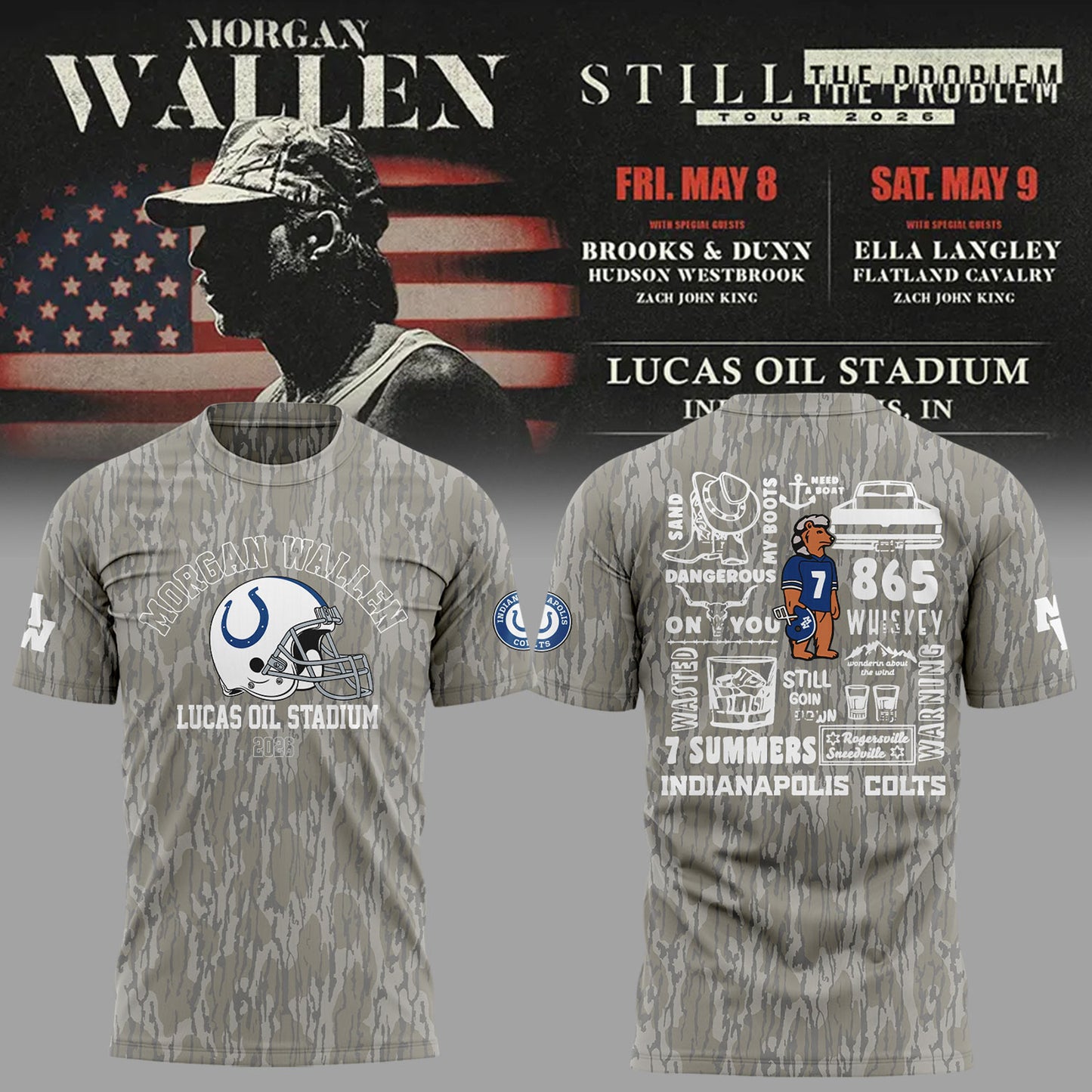Limited Edition “Still The Problem Tour” At Lucas Oil Stadium, Indianapolis Shirt-KC05082618