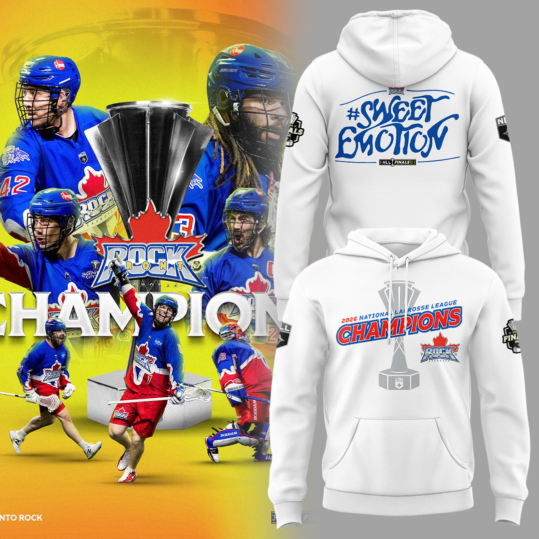 Limited Edition Toronto Rock Are your NLL Champions 🏆 2026 Shirt