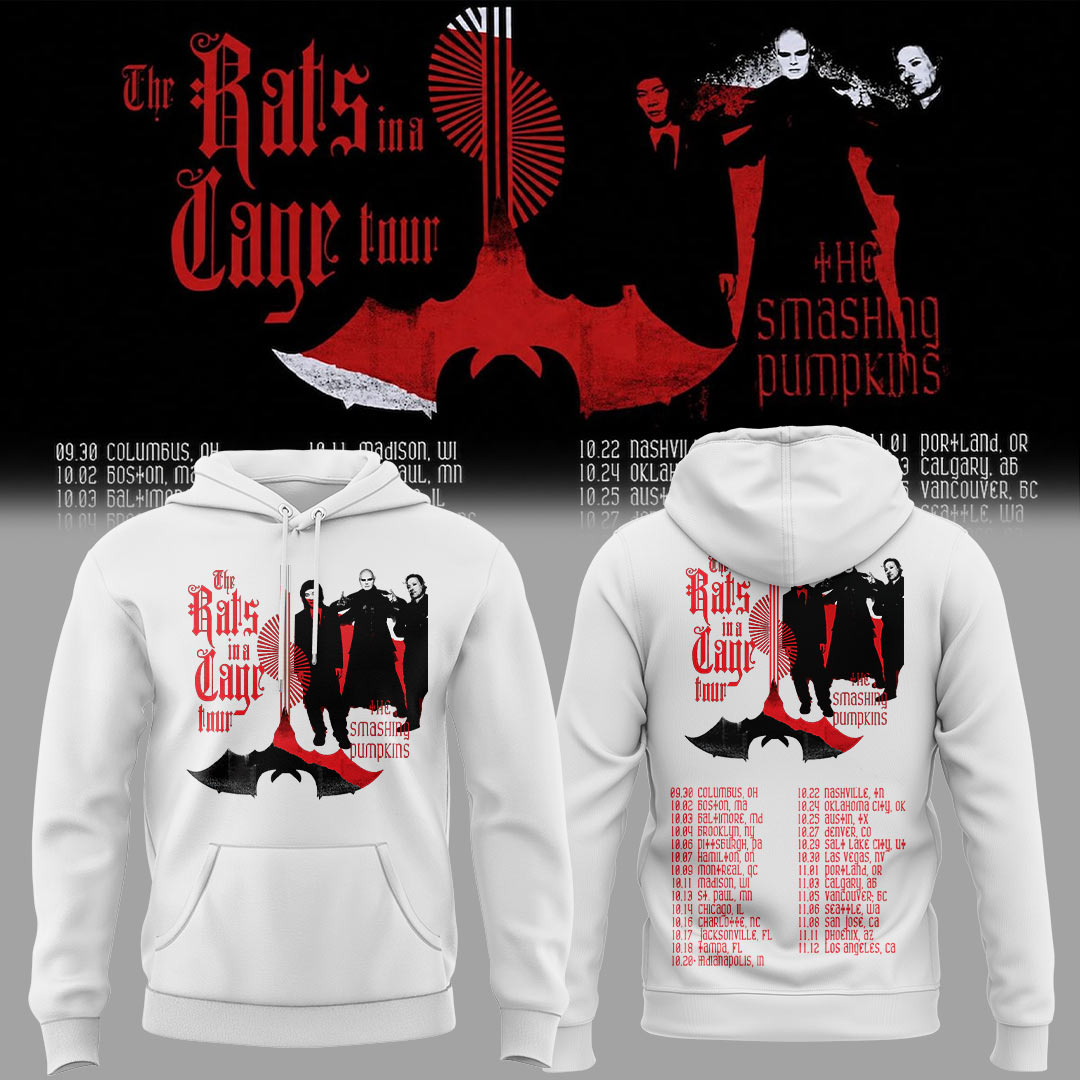 The Smashing Pumpkins – ‘The Rats in a Cage Tour’ 2026 Exclusive Hoodie