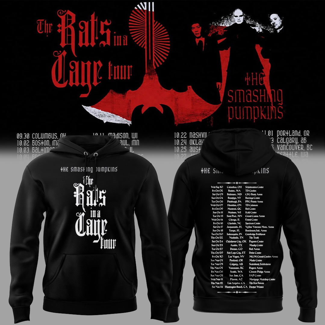 The Smashing Pumpkins – ‘The Rats in a Cage Tour’ 2026 Exclusive Hoodie