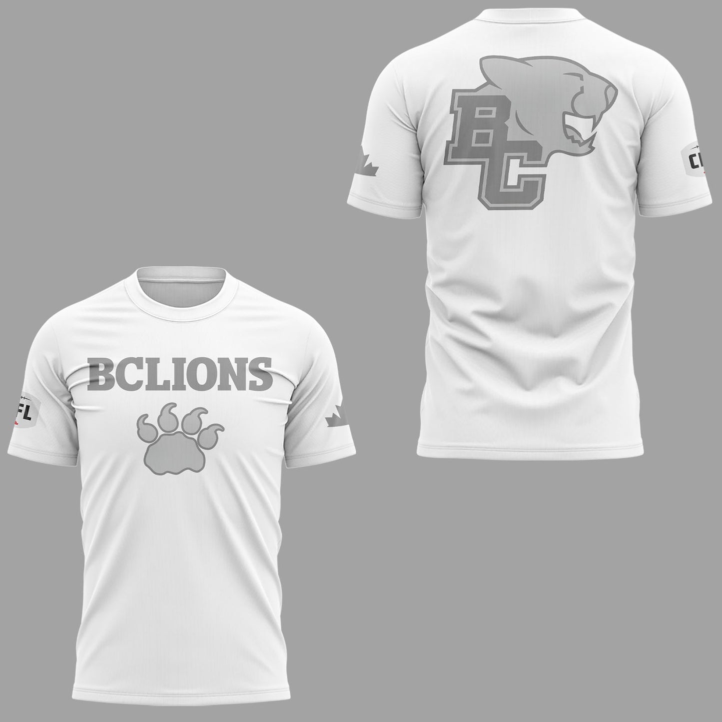 Limited Edition BC Lions “Pacific Frost” TShirt-KC06042603
