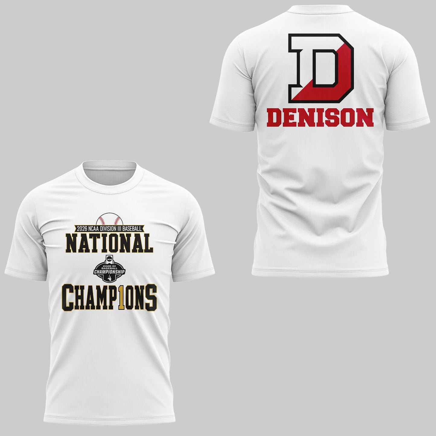 Big Red 2026 Division III Baseball National Champions ⚾🏆Shirt