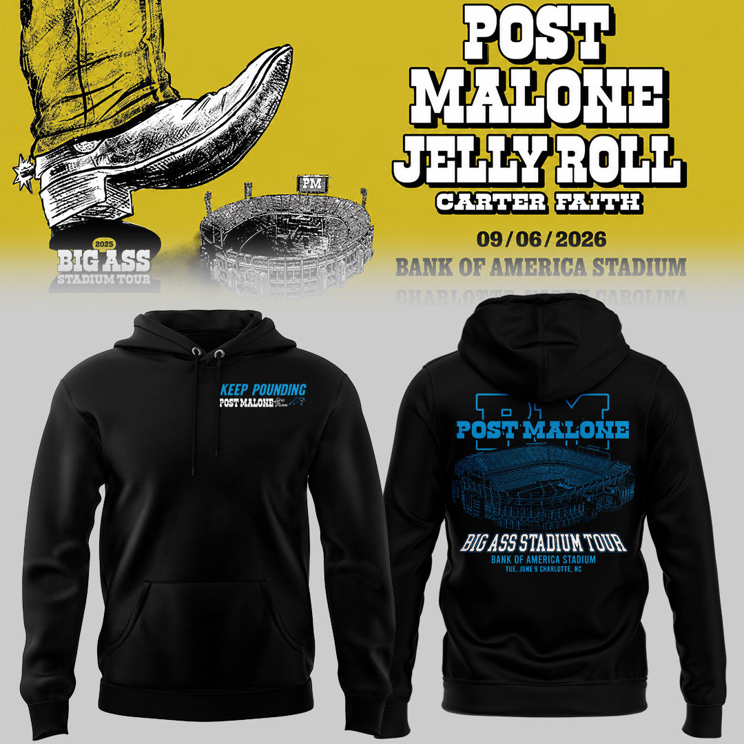 The BIG ASS Stadium Tour 2026 At Bank of America Stadium Charlotte, North Carolina Hoodie
