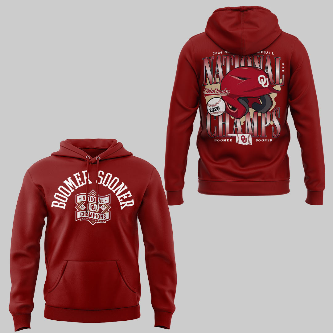 Sooners Baseball ⚾2026 National Champions 🏆Hoodie-KC06232603