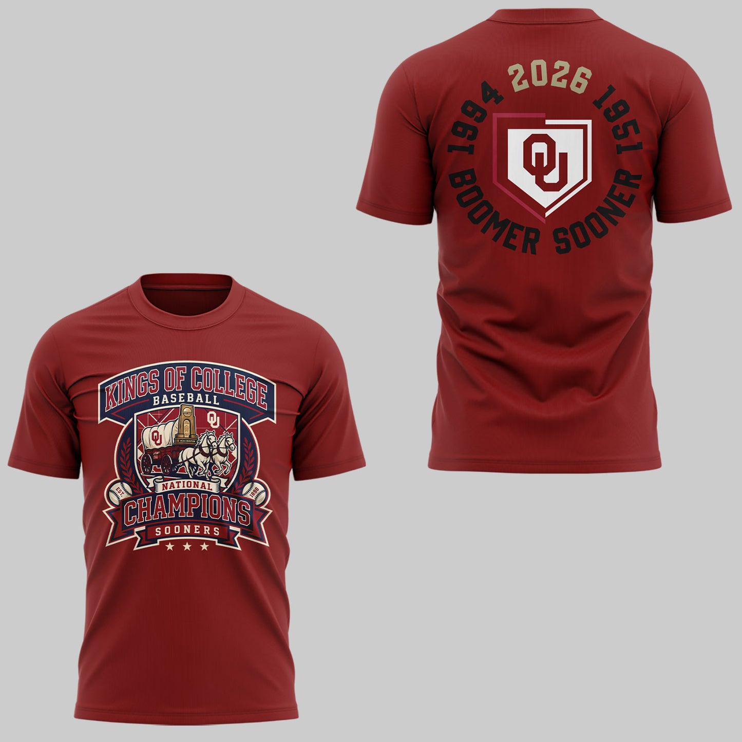Sooners Baseball ⚾2026 National Champions 🏆Shirt-KC06232610