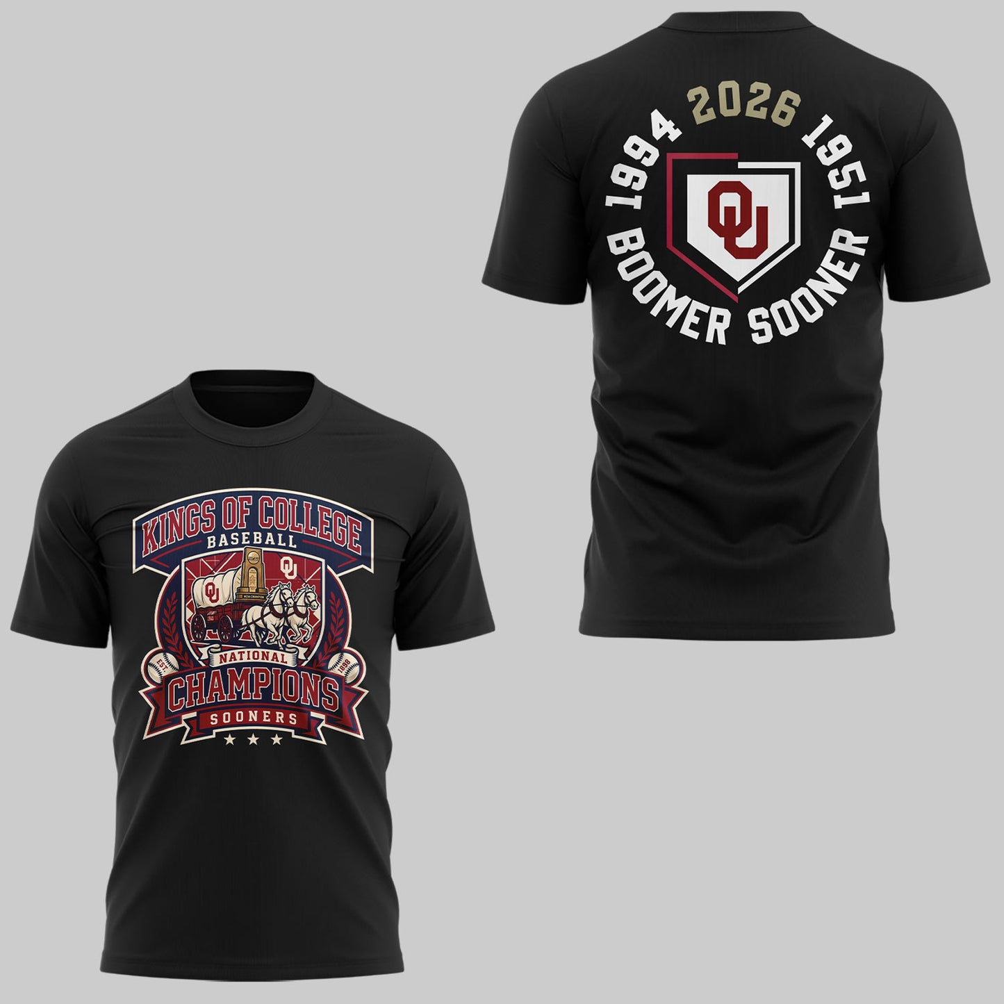 Sooners Baseball ⚾2026 National Champions 🏆Shirt-KC06232613