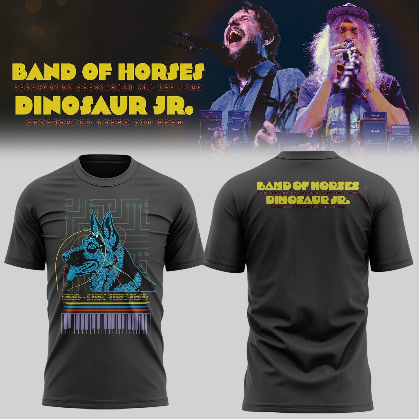Limited Edition BOH x Dino Jr 🎸🐺 Shirt