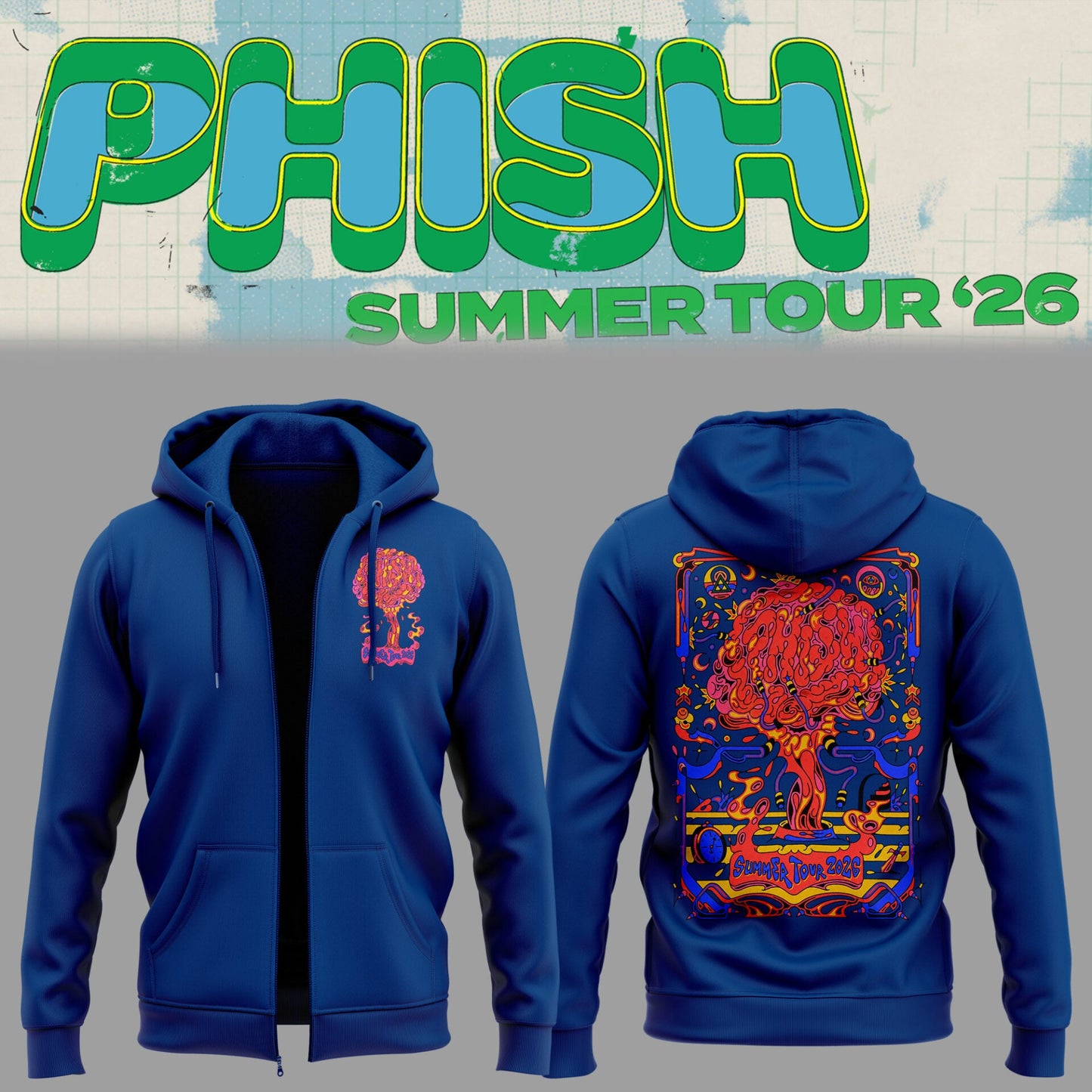 Limited Edition Summer Tour 2026 🎸🐠 ZIP Hoodie