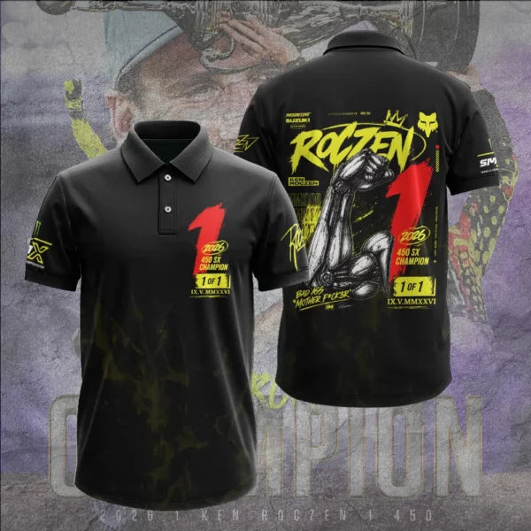 Limited Edition Ken Roczen 450SX Supercross Champion 2026 Shirt