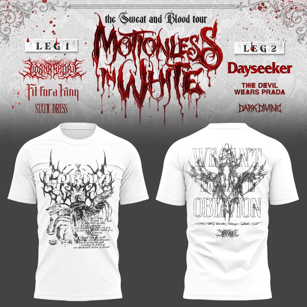 Limited Edition The Sweat & Blood Tour 2026 Tshirt