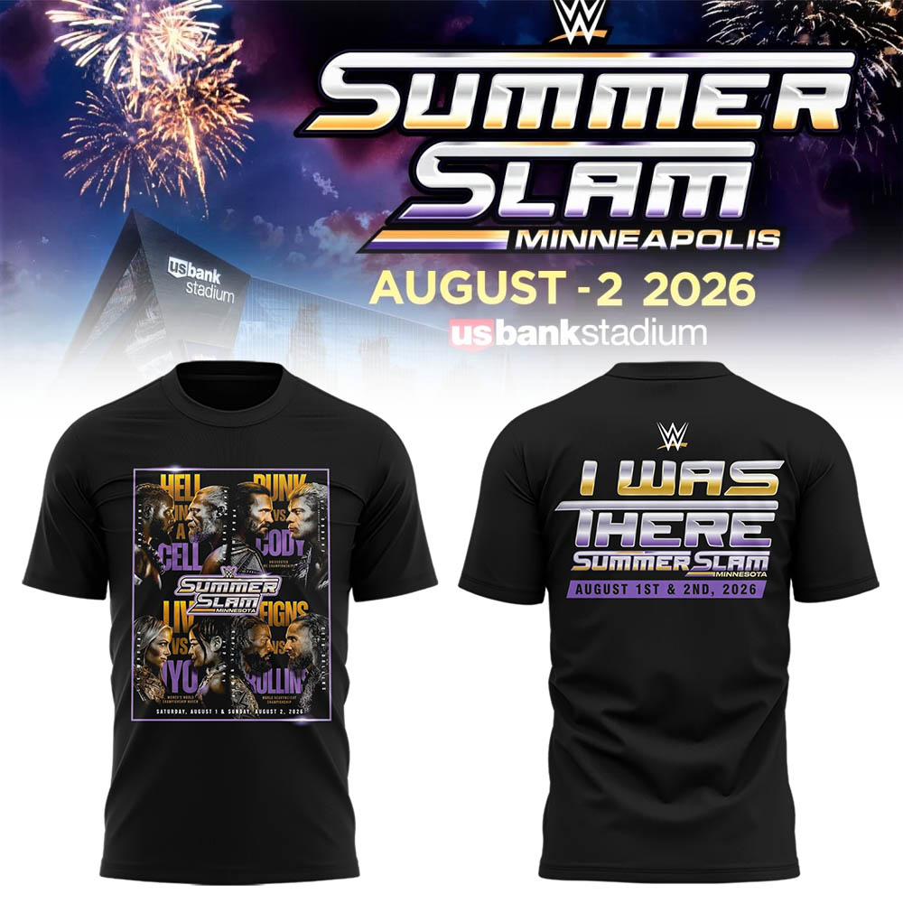 Limited Edition Summer Slam 2026 In Minnesota Shirt