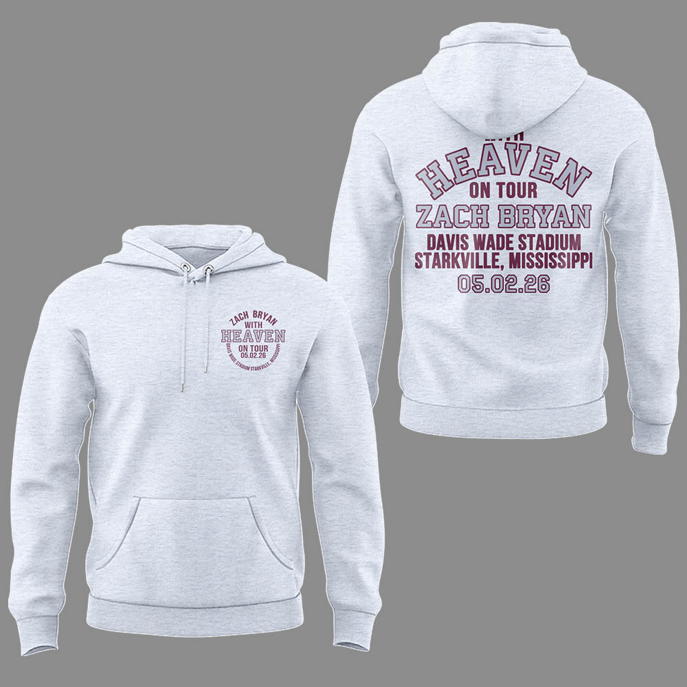 Limited Edition “With Heaven On Tour 2026.” at Davis Wade Stadium Starkville, Mississippi Hoodie-LL2600504003