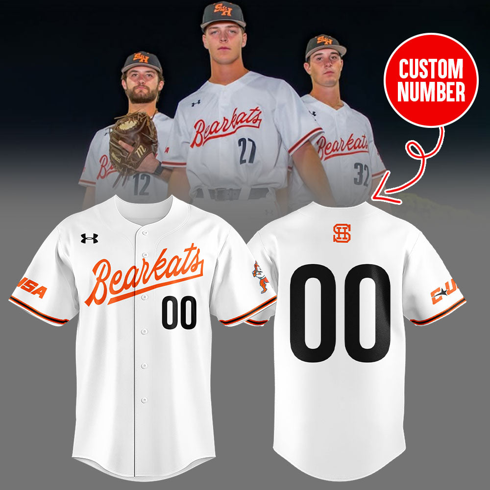 Limited Sam Houston x New year. New threads Custom Jersey-LLL260102027