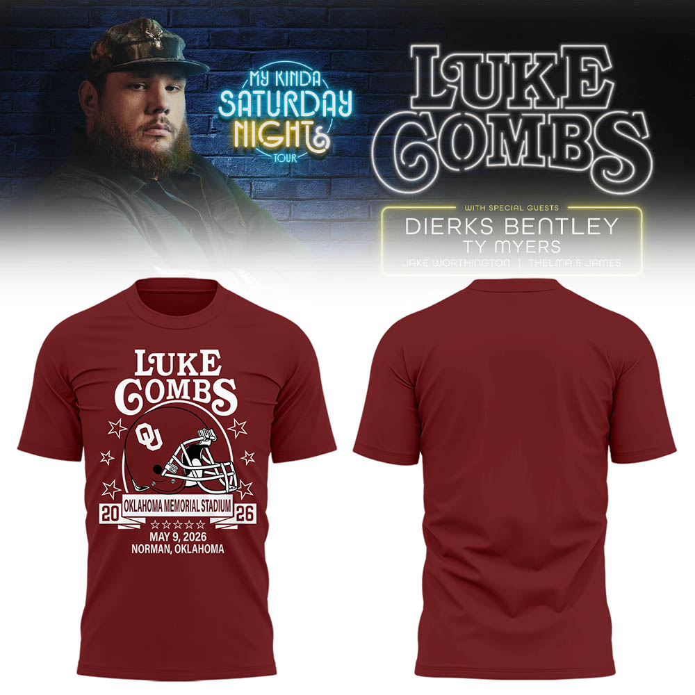 Limited Edition “My Kinda Saturday Night Tour” at Oklahoma Memorial Stadium Tshirt-LL260506008