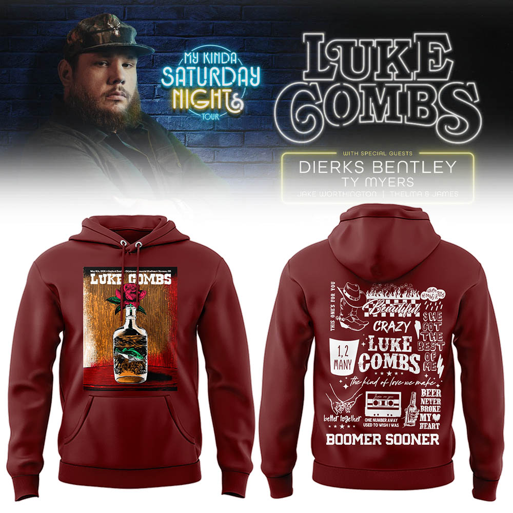 Limited Edition “My Kinda Saturday Night Tour” At Oklahoma Memorial Stadium Hoodie-LL260506015
