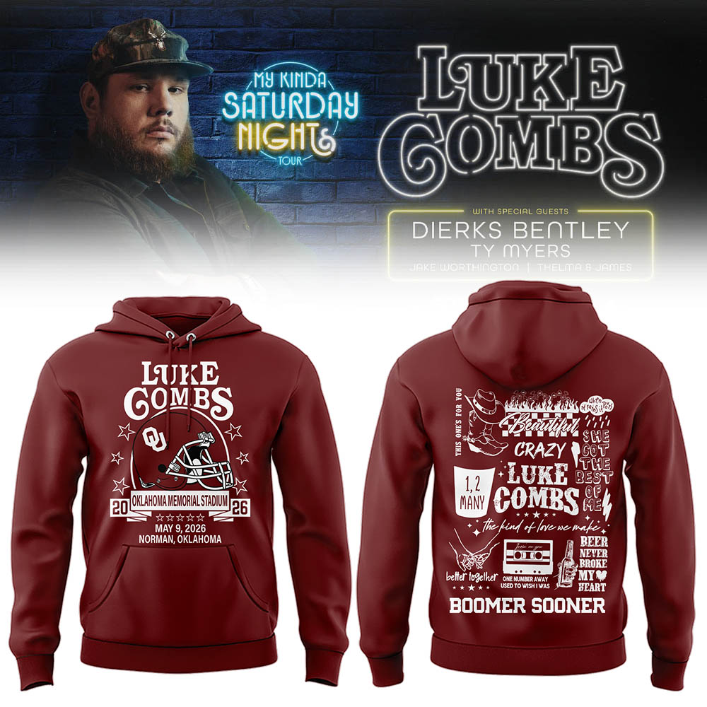 Limited Edition “My Kinda Saturday Night Tour” At Oklahoma Memorial Stadium Hoodie-LL260506016