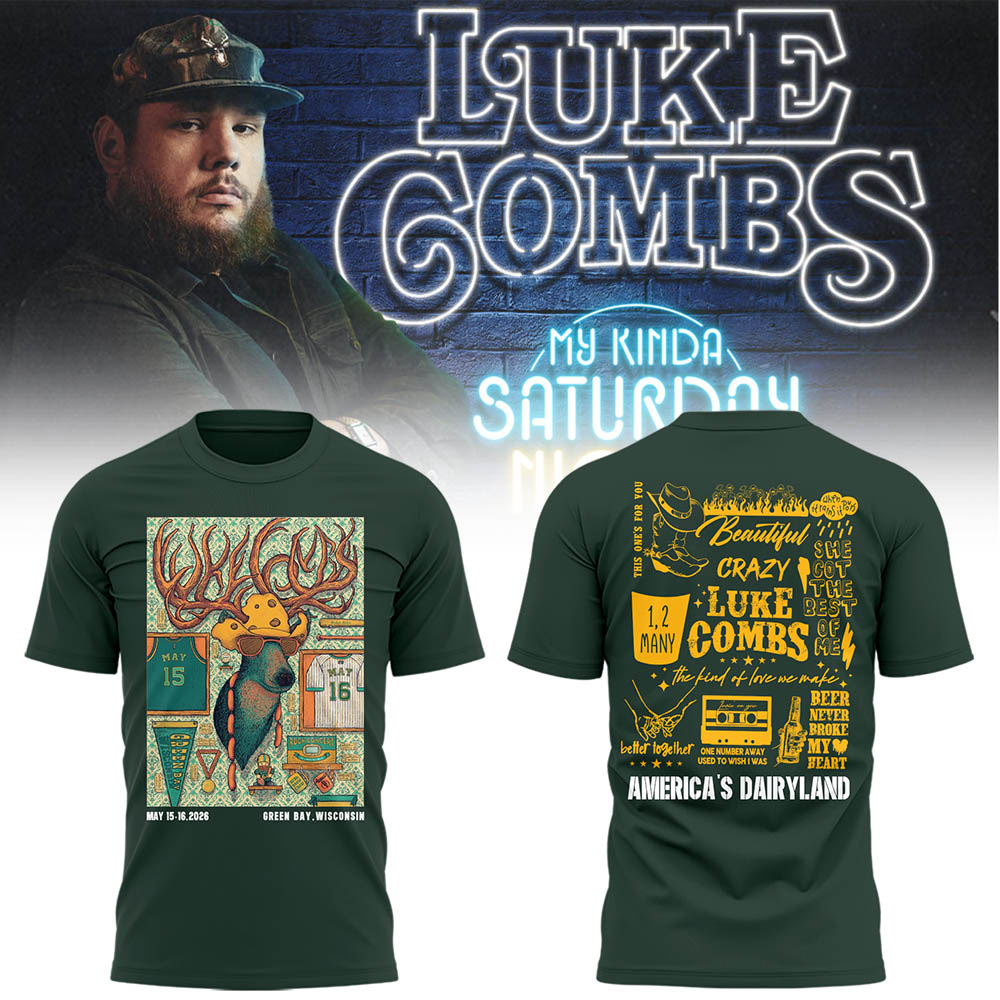 Limited Edition “My Kinda Saturday Night Tour” at Lambeau Field Tshirt-LL260513010