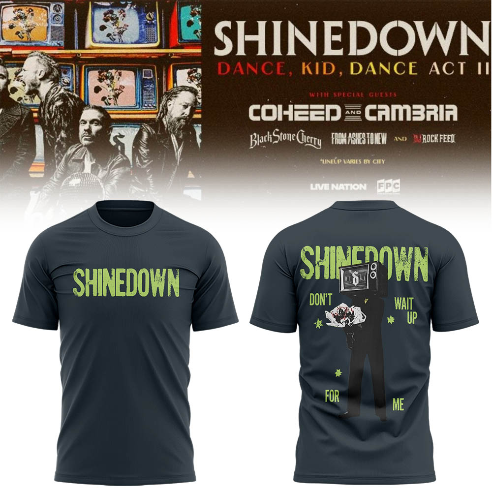 Limited Edition SHINEDOWN “Dance, Kid, Dance Act II Tour” 2026 Shirt
